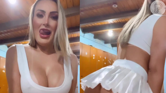 Andressa Urach exibe bumbum em vídeo provocativo e convida para casa de prostituição: 'Espero vocês'