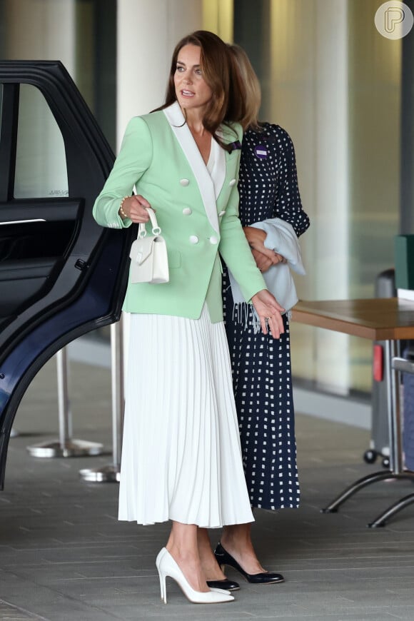 Kate Middleton usou look que faz referência a Princesa Diana em partida de tênis