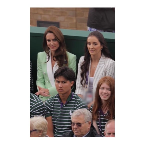 Kate Middleton vai a partida de tênis e viraliza com cena inusitada. Vídeo!