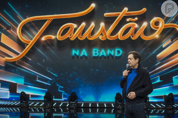 Faustão ganhou o seu programa na Band após sair de repente da Globo onde estava estável.