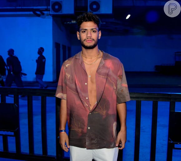 'Numanice': Gabriel Santana, ex-participante do 'BBB23', comparece ao show da Ludmilla no Rio de Janeiro