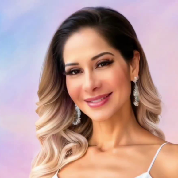 Maíra Cardi ainda simulou uma barriga de gravidez em inteligência artificial