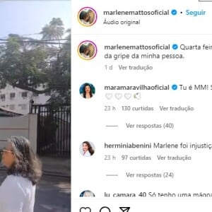 Mara Maravilha publica mensagem em post de Marlene Mattos após sair entrevista com a Xuxa.