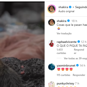 No bastidor de 'Copa Vacia' de Shakira surge um rato e os fãs da cantora não perdoaram achando que era o Piqué.