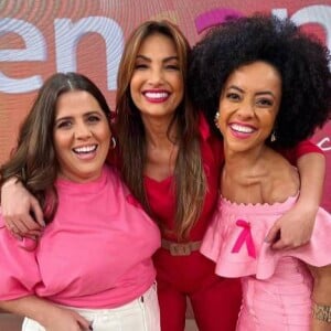 Tati Machado com Patrícia Poeta e Valéria Almeida são as caras do atual 'Encontro' da Globo.