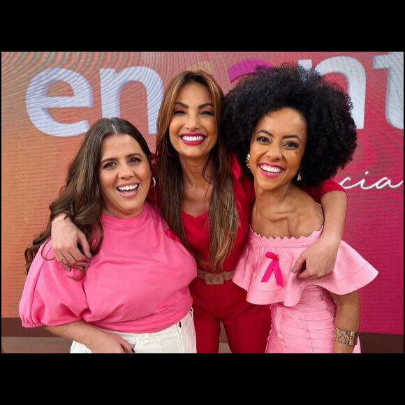 Tati Machado com Patrícia Poeta e Valéria Almeida são as caras do atual 'Encontro' da Globo.