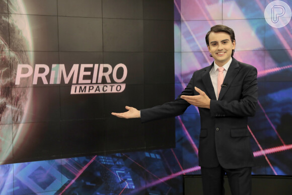 Dudu Camargo apresentou o 'Primeiro Impacto'