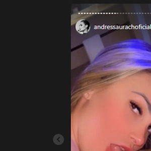 Andressa Urach mostrou um trecho do vídeo íntimo que fez com outra mulher e chocou todo mundo.