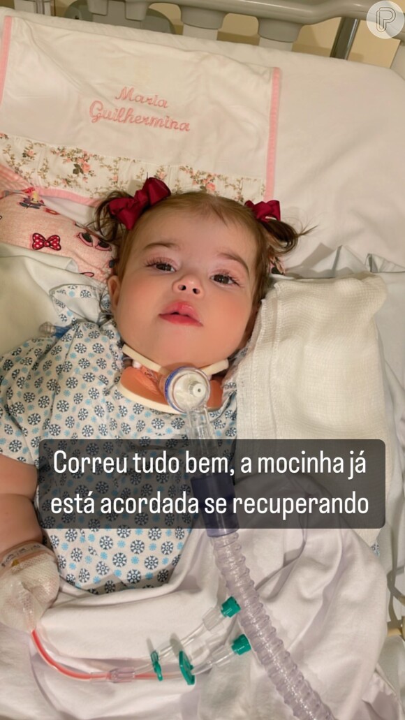 Filha de Juliano e Letícia Cazarré teve estado de saúde atualizado após novos procedimentos