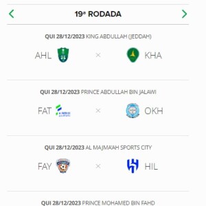 Al-Hilal terá jogo no dia 28 de dezembro