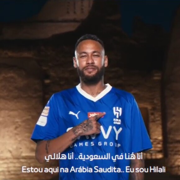 Neymar foi anunciado oficialmente no Al-Hilal