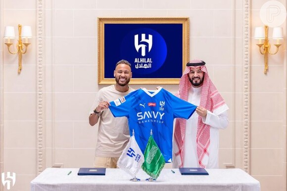 Neymar agora faz parte do Al-Hilal, time da Arábia Saudita