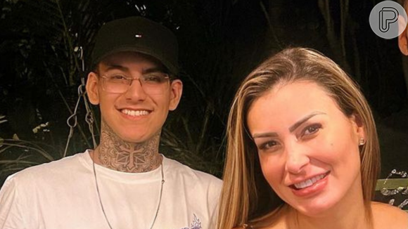 Filho de Andressa Urach costuma rebater algumas críticas nas redes sociais