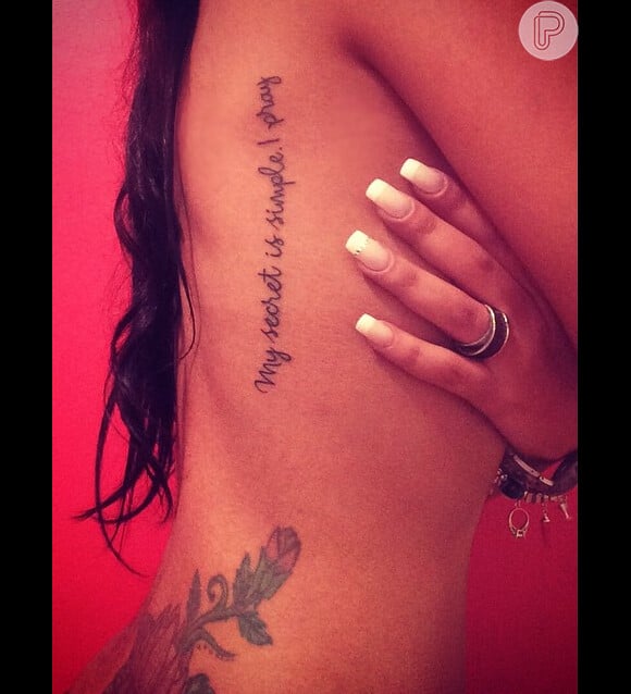 'BBB15': Amanda tem tatuagens espalhadas pelo corpo