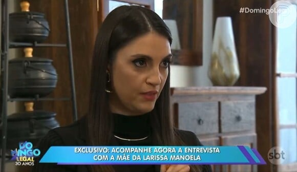 Chris Flores, responsável por conduzir a entrevista com a mãe de Larissa Manoela, foi detonada na web