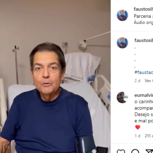 Faustão surgiu nas redes socias para tranquilizar os fãs sobre sua esperar por uma cirurgia já que fotos suas em preto e braco circularam na web passando uma mensagem errada.