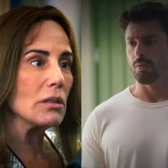 Novela 'Terra e Paixão': Caio (Cauã Reymond) consegue arma secreta para destruir Irene (Gloria Pires), graças a Agatha (Eliane Giardini)