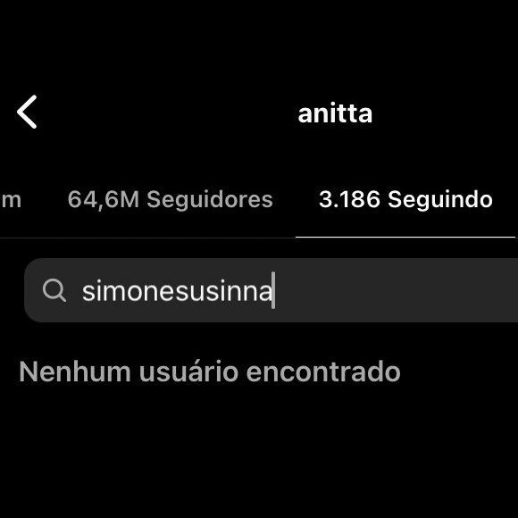 Anitta também deixou de seguir seu ex-affair no Instagram