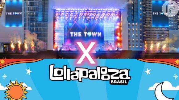 The Town e Lollapalooza são dois festivais grandes de música que acontecem no mesmo lugar em São Paulo
