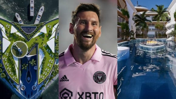Nova mansão de Messi? Arquiteto cria projeto para Messi avaliado em R$ 250 milhões e surpreende na ostentação