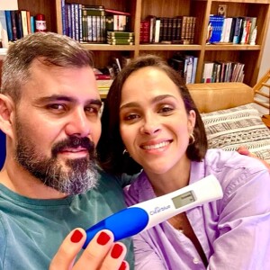 Juliano Cazarré e Letícia vão ser pais pela sexta vez