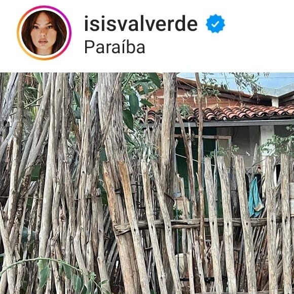 Isis Valverde recebeu a visita do filho Rael na Paraíba enquanto trabalha e aproveitou