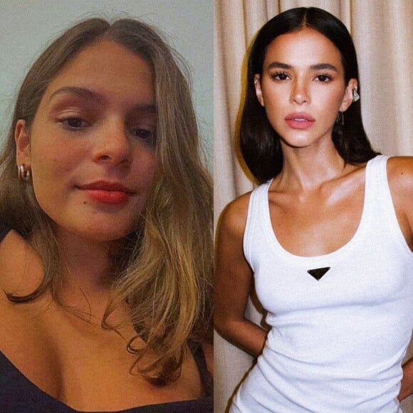 Irmã de Bruna Marquezine mostra momento fofo entre a atriz e Xolo Maridueña