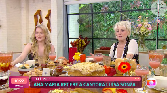 Luísa Sonza e Ana Maria Braga estiveram juntas no programa 'Mais Você'