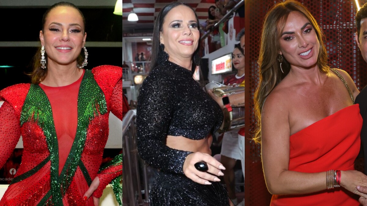 Paolla Oliveira, Viviane Araujo, Nicole Bahls e mais famosos sambam muito  em quadra de escolas de samba - Purepeople