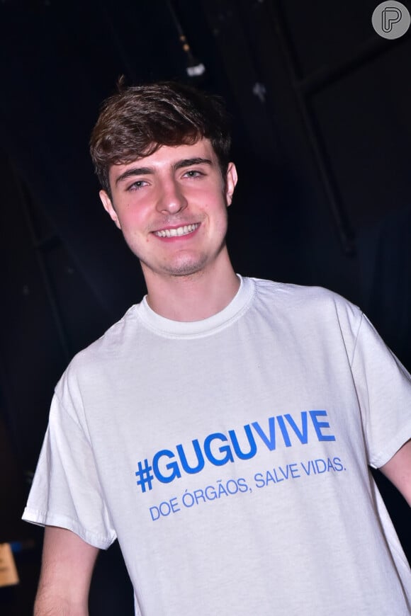 Filho de Gugu Liberato, João Augusto Liberato em 2020 lançou com a família campanha para conscientização da doação de órgãos