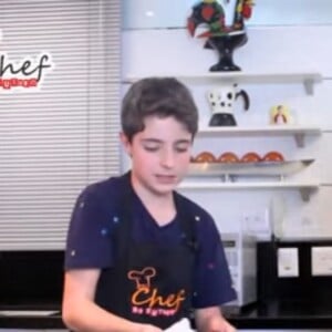 Filho de Gugu Liberato, João Augusto Liberato recebeu o pai no canal 'Chef do Futuro' (2017-2018)