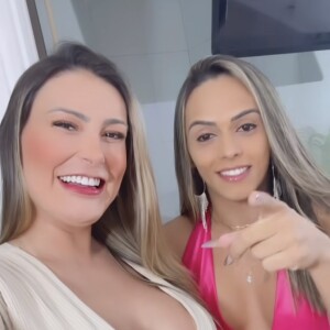 Andressa Urach revela que gravou um vídeo pornô com a atriz de filmes adultos trans Ellen Carine