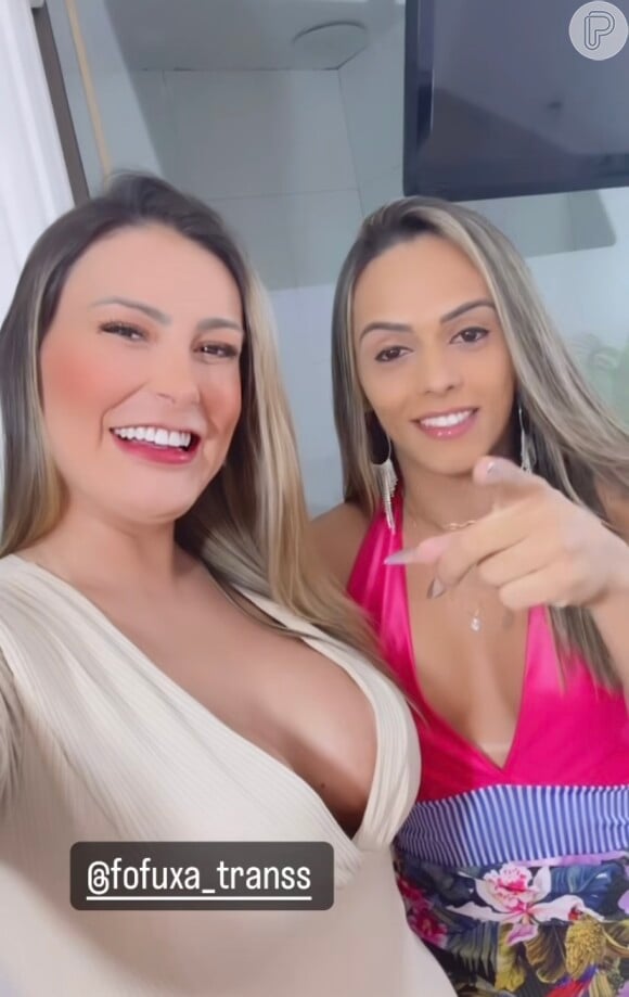 Andressa Urach promove novo vídeo pornô com mulher trans nas redes sociais