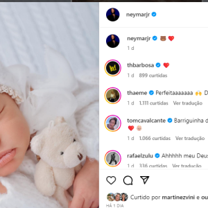 Filha de Neymar e Bruna Biancardi, Mavie fez um ensaio com Ingryd Alves