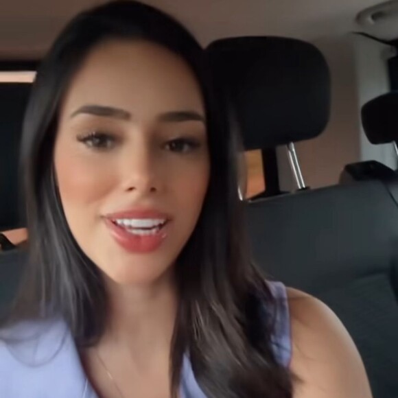 Bruna Biancardi foi afetada pela forte chuva que passou em São Paulo na última sexta-feira (03)