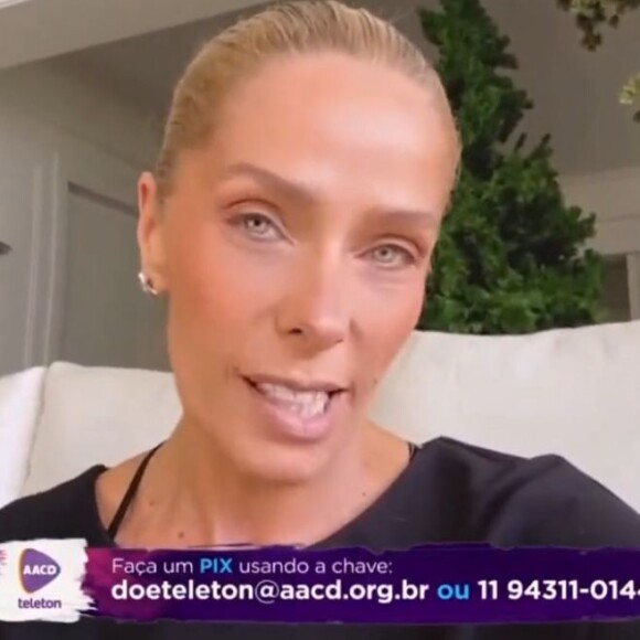 Com a morte de sua sogra, Adriane Galisteu acabou cancelando sua participação no 'Teleton 2023'