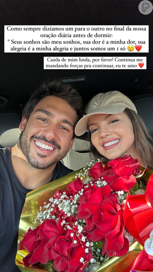 João Hadad se despediu de forma emocionanda da namorada, Luana Andrade