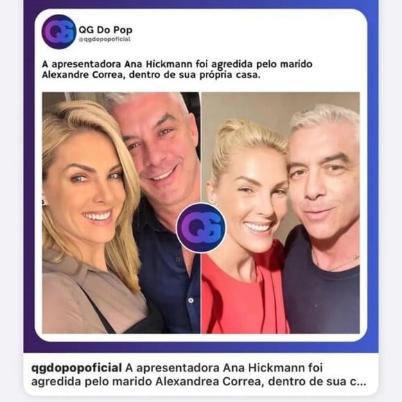 Luiza Brunet prestou solidariedade ao caso de Ana Hickmann que denunciou o marido há pouco tempo por agressão