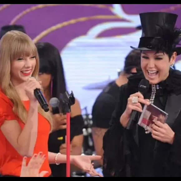 Taylor Swift já chegou a ir no programa da Xuxa enquanto ela ainda estava na emissora