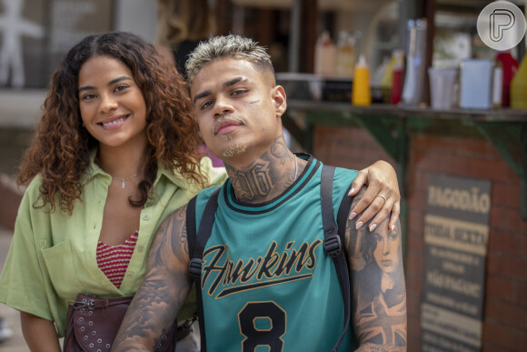 MC Cabelinho e Bella Campos na novela 'Vai na Fé'