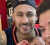 Neymar aparece ao lado de Mavie em foto e semelhança entre pai e filha choca web