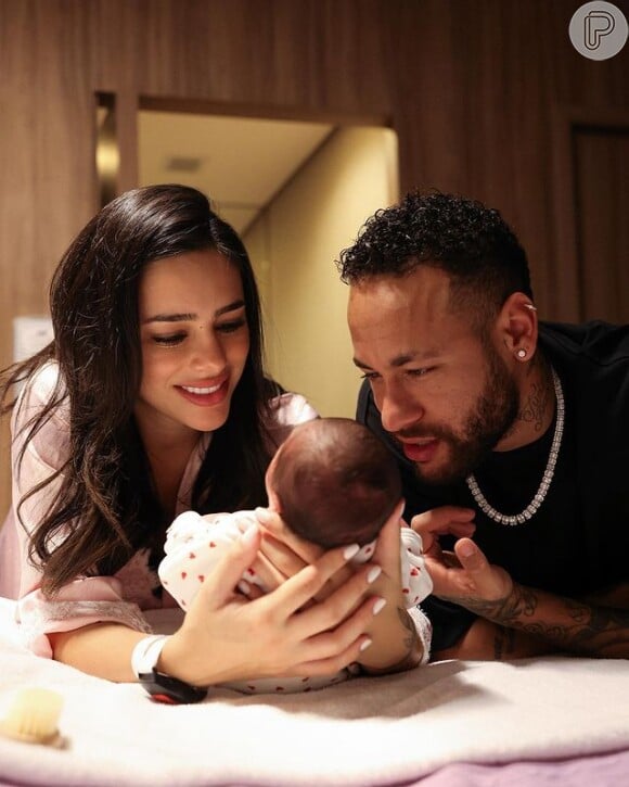 David Brazil elogia Mavie, filha de Neymar e Bruna Biancardi: 'Orgulho do papai e da mamãe'