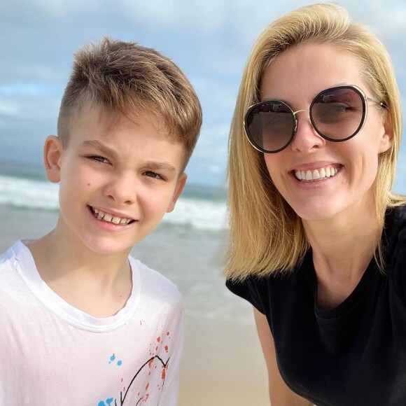 Ana Hickmann viu o filho, Alexandre Jr., de 9 anos, mudar de semblante para melhor 10 dias após ser agredida pelo marido, Alexandre Correa