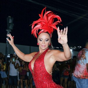 Viviane Araújo é rainha de bateria do Salgueiro desde o carnaval 2008 (não houve desfiles em 2020)