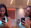 Viviane Araújo valoriza bumbum e barriga tanquinho em conjunto fitness e leva web à loucura: 'Corpo tá um escândalo'