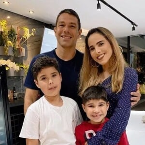 Filhos de Wanessa e Marcus Buaiz convivem bem com novos parceiros dos pais