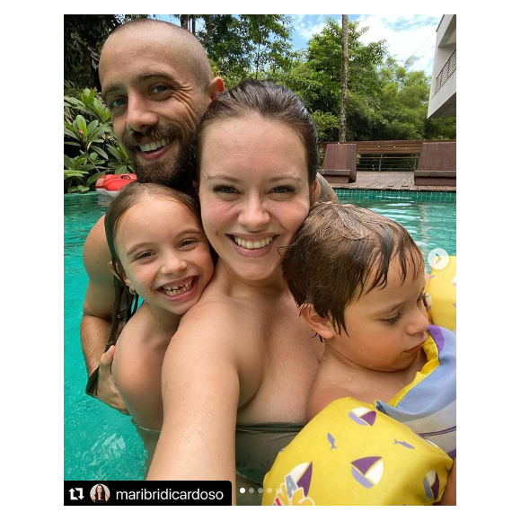 Rafael Cardoso durante anos foi casado com Mari Bridi e desta relação nasceu Aurora e Valentim
