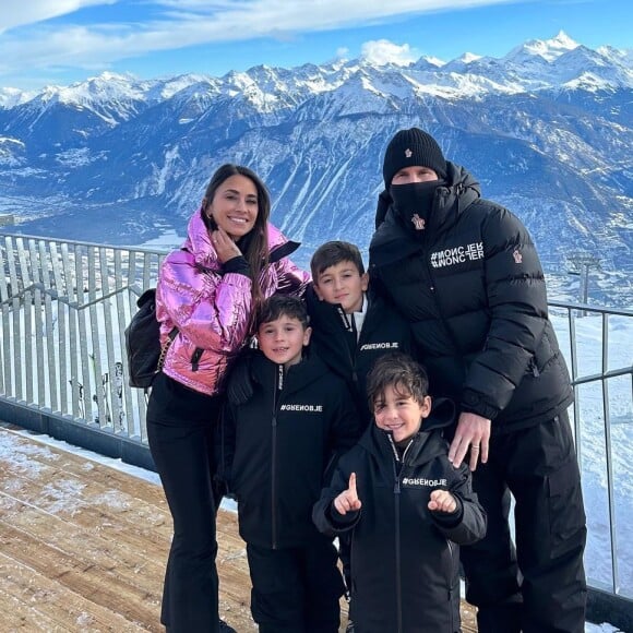 Lionel Messi e Antonela Roccuzzo são pais de Thiago, Mateo e Ciro