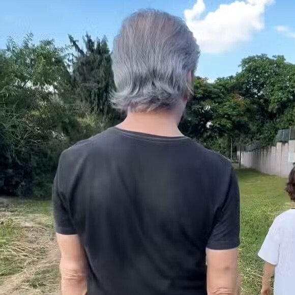 Lucas Lima compartilhou vídeo do filho com o pai