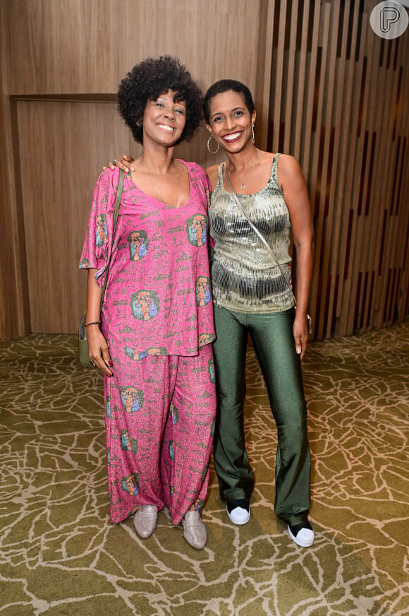 Isabel Fillardis levou a irmã ao show de Ivete Sangalo no Maracanã
